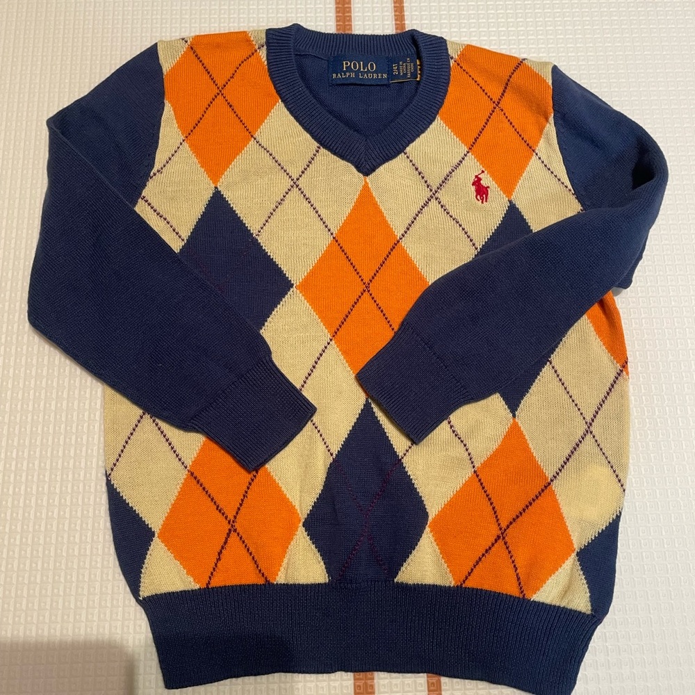BNWOT Ralph Lauren baby cotton knitted sweater 2T